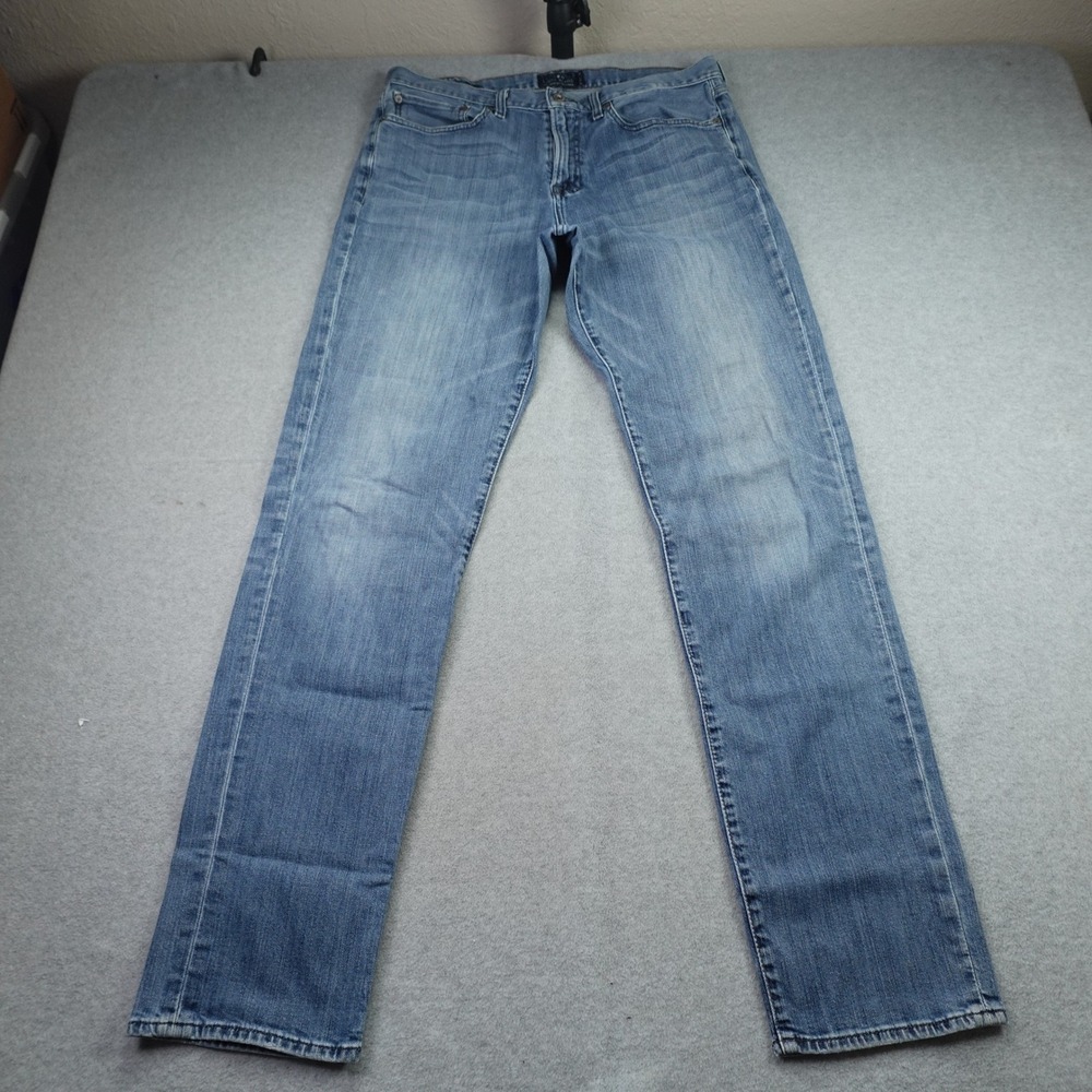 Lucky Brand Jeans Mens 34x34 Blue 121 Heritage Slim Denim Stretch